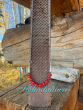 Cow Chain and Turquoise necklace