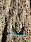 Cow Chain and Turquoise necklace