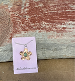 1” copper MC Forget Me Not flowers