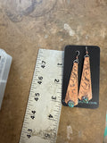Elongated diamond Earrings
