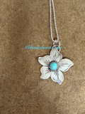 Sterling Apple Blossom necklace