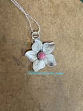 Sterling Apple Blossom necklace