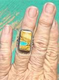 R113,Royston Ribbon turquoise ring