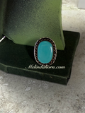 R112, Kingman turquoise ring.