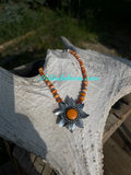 Sunflower pendant