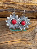 Sunflower Dangle Earrings