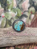 R175,#8 turquoise ring