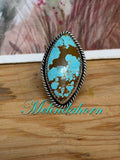 R15, # 8 turquoise ring