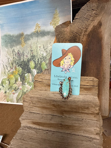 R 17, Kingman turquoise ring