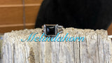 R163, onyx square ring