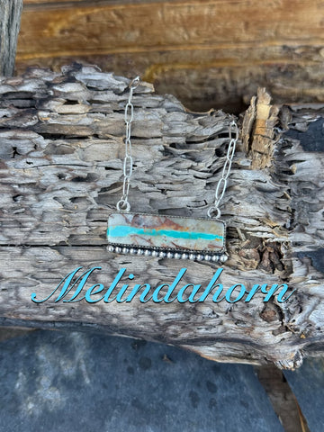 Ribbon Royston bar necklace