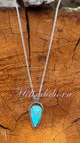 Kingman Hardy Pit turquoise necklace