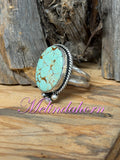 R142,size , #8 turquoise ring