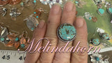 R179, #8 turquoise ring