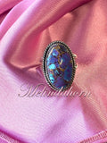 R192, purple Mohave ring