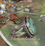 R179, #8 turquoise ring