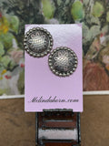 Concho engraved studs