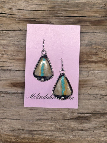 Pinecone earrings