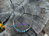 Cow Chain and Turquoise necklace