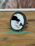 R133,White Buffalo Ring