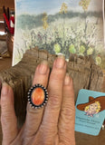 R79, orange spiny oyster ring