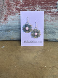 3/4” Western Flowers - Dangle