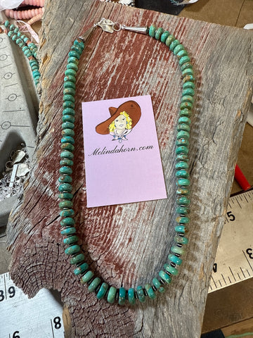 TQ11 Kingman wafer necklace