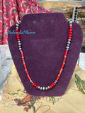 Red 4,Red Coral necklace