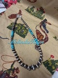 OG blue Kingman turquoise necklace