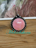 R68, round pink conch ring