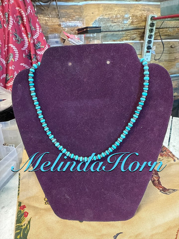 TQ3, Kingman turquoise necklace