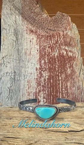 Royston turquoise stacker bracelet