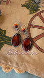 Purple Spiny earrings