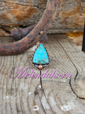 R182, Kingman turquoise ring
