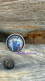 Purple round Mohave ring