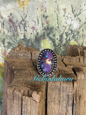 R82, Purple Mohave ring