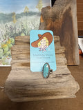 R 19, Kingman turquoise ring