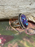 R185, Purple Mohave ring