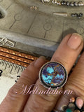 R191, purple Mohave ring