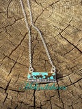 #8 bar necklace