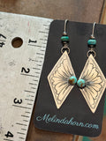 Sterling Diamonds & turquoise