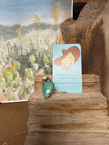 R21, Tyrone turquoise Prickly Pear w/bloom
