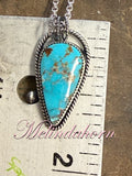 Kingman Hardy Pit turquoise necklace
