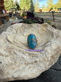 Oval Persian turquoise ring
