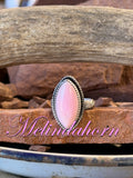 R41,size 6 1/2, pink conch ring