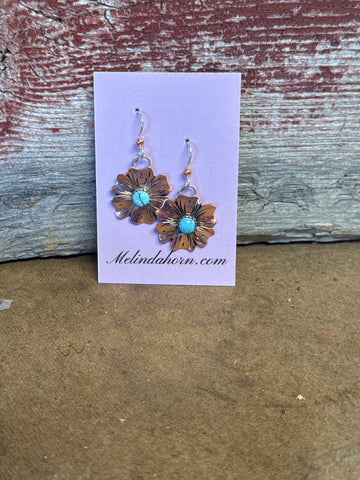 3/4” Copper Western flower