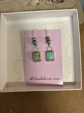 Square Kingman earrings