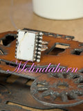 R159, size 8 1/4, White Buffalo ring