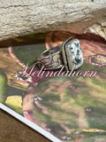 R187, White Buffalo ring