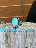R164, Persian turquoise ring